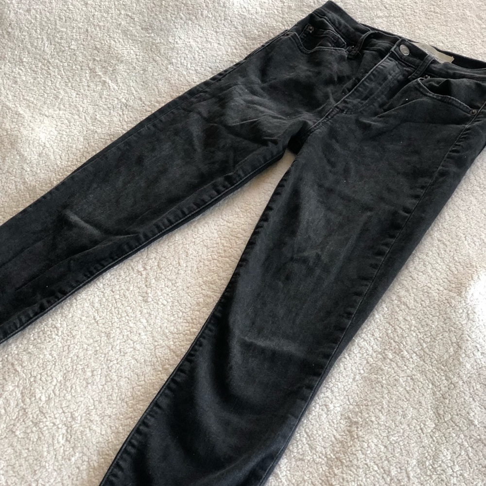 Gap black high waisted skinny jeans
